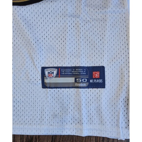 Terrell Suggs #55 Baltimore Ravens Reebok On Field Jersey White Size 50 NWT - Picture 4 of 16